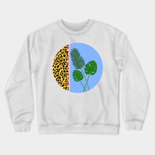 Circular leaf and pattern design Crewneck Sweatshirt